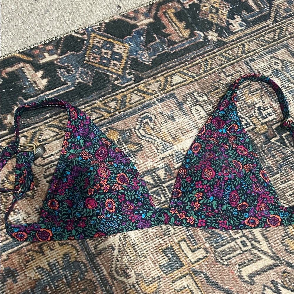 Summersalt Multicolor Floral bikini top
